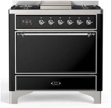 Ilve Majestic III Collection UM36FQNR3BKCLP - Majestic III 36 inch Dual Fuel Range