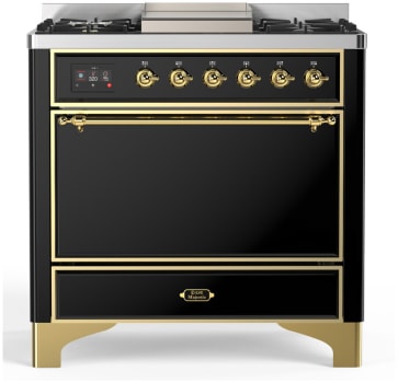 Ilve Majestic III Collection UM36FQNR3BKG - Majestic III 36 inch Dual Fuel Range