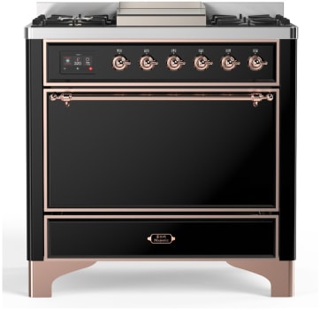 Ilve Majestic III Collection UM36FQNR3BKPLP - Majestic III 36 inch Dual Fuel Range