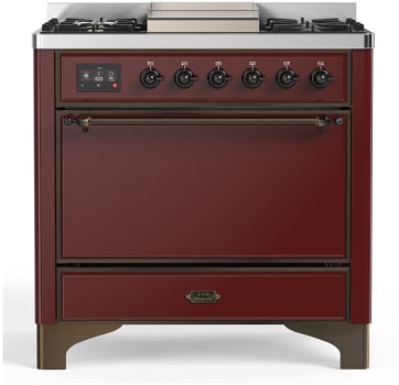 Ilve Majestic III Collection UM36FQNR3BUBLP - Majestic III 36 inch Dual Fuel Range