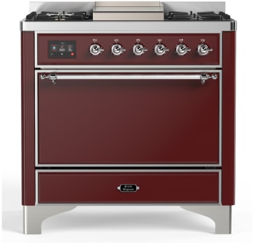 Ilve Majestic III Collection UM36FQNR3BUCLP - Majestic III 36 inch Dual Fuel Range