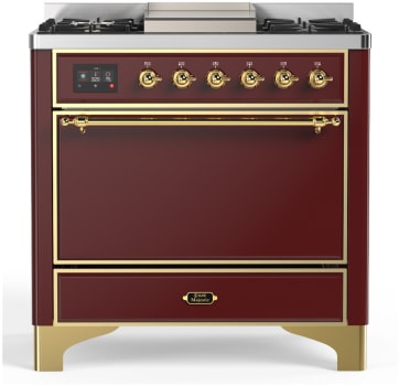 Ilve Majestic III Collection UM36FQNR3BUGLP - Majestic III 36 inch Dual Fuel Range
