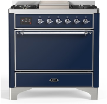 Ilve Majestic III Collection UM36FQNR3MBC - Majestic III 36 inch Dual Fuel Range