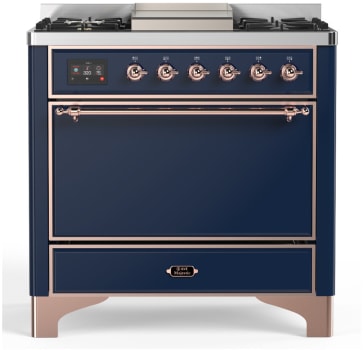 Ilve Majestic III Collection UM36FQNR3MBP - Majestic III 36 inch Dual Fuel Range