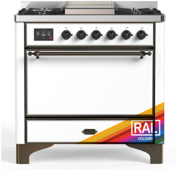 Ilve Majestic III Collection UM36FQNR3RAB - Majestic III 36 inch Dual Fuel Range