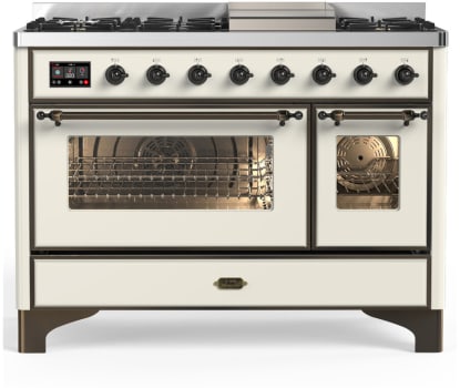 Ilve Majestic III Collection UM48FNR3AWB - Majestic III 48 inch Dual Fuel Range