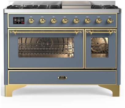 Ilve Majestic III Collection UM48FNR3BGG - Majestic III 48 inch Dual Fuel Range