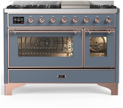 Ilve Majestic III Collection UM48FNR3BGP - Majestic III 48 inch Dual Fuel Range