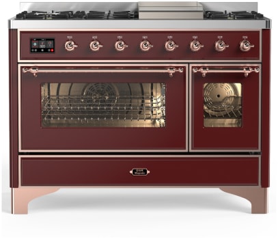 Ilve Majestic III Collection UM48FNR3BUP - Majestic III 48 inch Dual Fuel Range