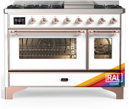 Ilve Majestic III Collection UM48FNR3RAP - Majestic III 48 inch Dual Fuel Range