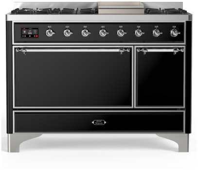 Ilve Majestic III Collection UM48FQNR3BKCLP - 48 inch Dual Fuel Range