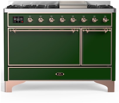 Ilve Majestic III Collection UM48FQNR3EGPLP - 48 inch Dual Fuel Range