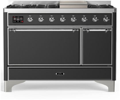 Ilve Majestic III Collection UM48FQNR3MGC - 48 Inch Freestanding Dual Fuel Range