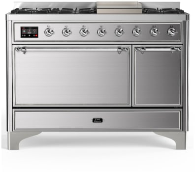 Ilve Majestic III Collection UM48FQNR3SSC - 48 Inch Freestanding Dual Fuel Range