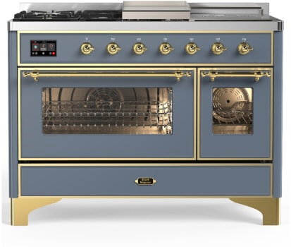 Ilve Majestic III Collection UM48FSNR3BGGLP - Majestic III 48 inch Dual Fuel Range