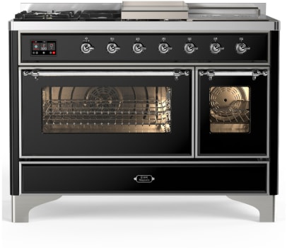 Ilve Majestic III Collection UM48FSNR3BKCLP - Majestic III 48 inch Dual Fuel Range