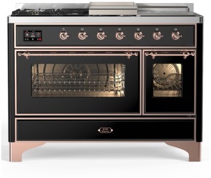 Ilve Majestic III Collection UM48FSNR3BKPLP - Majestic III 48 inch Dual Fuel Range