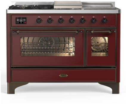 Ilve Majestic III Collection UM48FSNR3BUBLP - Majestic III 48 inch Dual Fuel Range