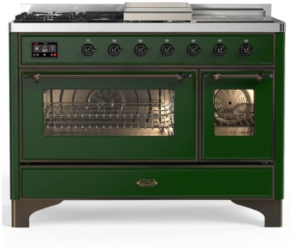 Ilve Majestic III Collection UM48FSNR3EGB - Majestic III 48 inch Dual Fuel Range