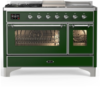 Ilve Majestic III Collection UM48FSNR3EGCLP - Majestic III 48 inch Dual Fuel Range
