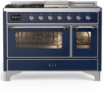Ilve Majestic III Collection UM48FSNR3MBCLP - Majestic III 48 inch Dual Fuel Range
