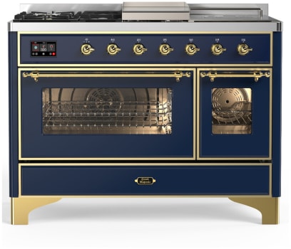 Ilve Majestic III Collection UM48FSNR3MBGLP - Majestic III 48 inch Dual Fuel Range