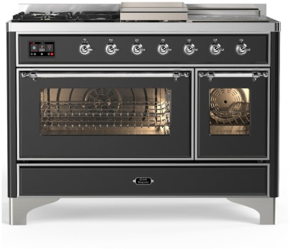 Ilve Majestic III Collection UM48FSNR3MGC - Majestic III 48 inch Dual Fuel Range