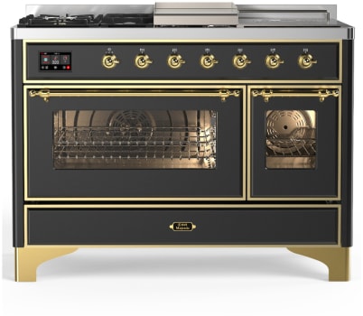 Ilve Majestic III Collection UM48FSNR3MGGLP - Majestic III 48 inch Dual Fuel Range