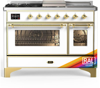 Ilve Majestic III Collection UM48FSNR3RAGLP - Majestic III 48 inch Dual Fuel Range