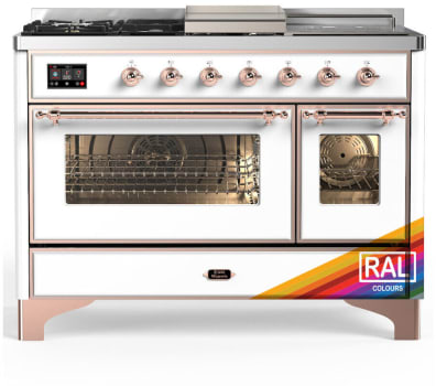 Ilve Majestic III Collection UM48FSNR3RAPLP - Majestic III 48 inch Dual Fuel Range