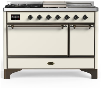 Ilve Majestic III Collection UM48FSQNR3AWBLP - 48 inch Dual Fuel Range