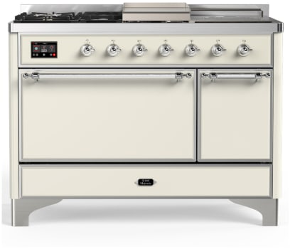 Ilve Majestic III Collection UM48FSQNR3AWCLP - 48 inch Dual Fuel Range