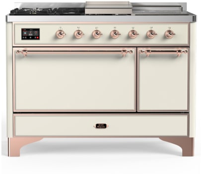 Ilve Majestic III Collection UM48FSQNR3AWPLP - 48 inch Dual Fuel Range