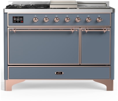 Ilve Majestic III Collection UM48FSQNR3BGPLP - 48 inch Dual Fuel Range