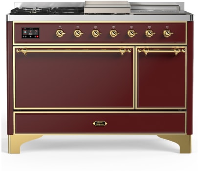Ilve Majestic III Collection UM48FSQNR3BUGLP - Majestic III 48 inch Dual Fuel Range