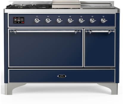 Ilve Majestic III Collection UM48FSQNR3MBCLP - Majestic III 48 inch Dual Fuel Range