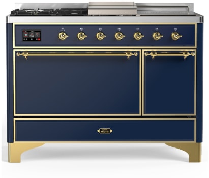 Ilve Majestic III Collection UM48FSQNR3MBGLP - Majestic III 48 inch Dual Fuel Range