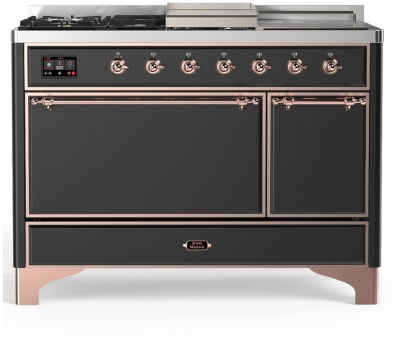 Ilve Majestic III Collection UM48FSQNR3MGPLP - Majestic III 48 inch Dual Fuel Range