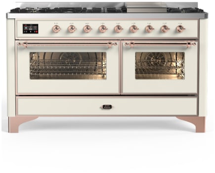 Ilve Majestic III Collection UM60FNR3AWP - Majestic III 60 inch Dual Fuel Range