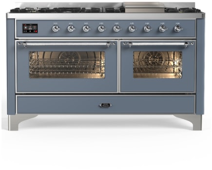 Ilve Majestic III Collection UM60FNR3BGC - Majestic III 60 inch Dual Fuel Range
