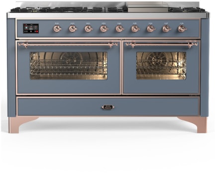 Ilve Majestic III Collection UM60FNR3BGP - Majestic III 60 inch Dual Fuel Range