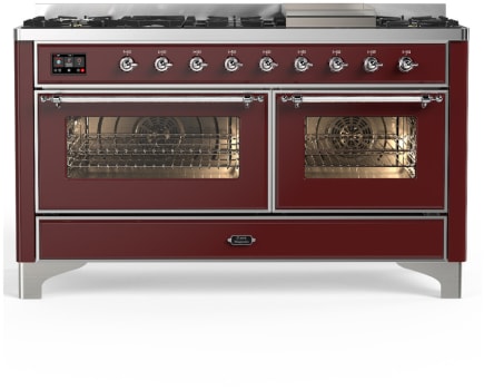 Ilve Majestic III Collection UM60FNR3BUC - Majestic III 60 inch Dual Fuel Range