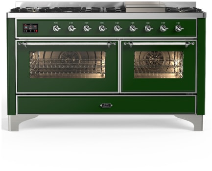 Ilve Majestic III Collection UM60FNR3EGCLP - Majestic III 60 inch Dual Fuel Range