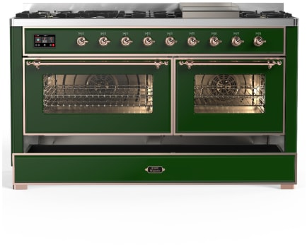Ilve Majestic III Collection UM60FNR3EGPLP - Majestic III 60 inch Dual Fuel Range