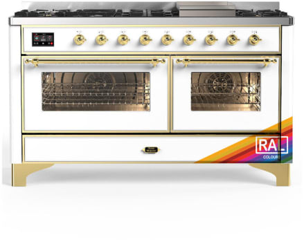 ヴィヴァーチェ　IGR Ilve UM60FNR3RAG 60 Inch Freestanding Dual Fuel Range with 9