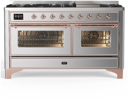 Ilve Majestic III Collection UM60FNR3SSP - Majestic III 60 inch Dual Fuel Range