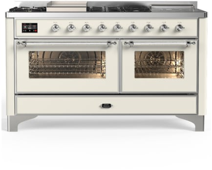 Ilve Majestic III Collection UM60FSNR3AWC - Majestic III 60 inch Dual Fuel Range