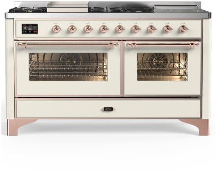 Ilve Majestic III Collection UM60FSNR3AWPLP - Majestic III 60 inch Dual Fuel Range