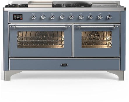 Ilve Majestic III Collection UM60FSNR3BGCLP - Majestic III 60 inch Dual Fuel Range