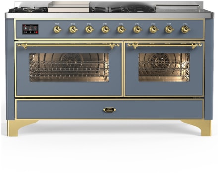 Ilve Majestic III Collection UM60FSNR3BGGLP - Majestic III 60 inch Dual Fuel Range